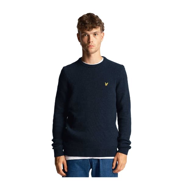 Lyle & Scott Herrtröja i blandmaterial L Blå Blue L
