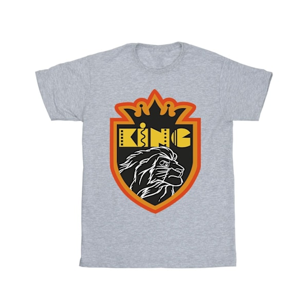 Disney Girls The Lion King Crest Bomull T-shirt 9-11 År Spor Sports Grey 9-11 Years