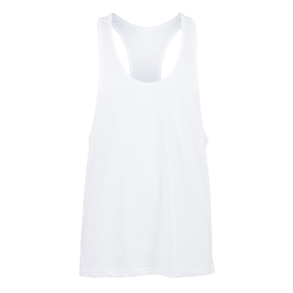 Skinnifit Herr Plain Sleeveless Muscle Vest M Vit White M