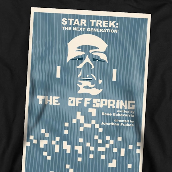 Star Trek Unisex Vuxen The Next Generation Säsong 3 Avsnitt 16 Black M