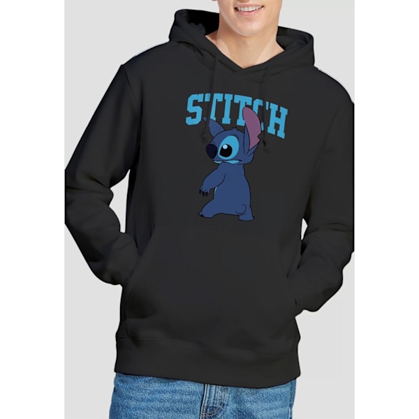 Lilo & Stitch Herr Klassisk Pose Hoodie XXL Svart Black XXL
