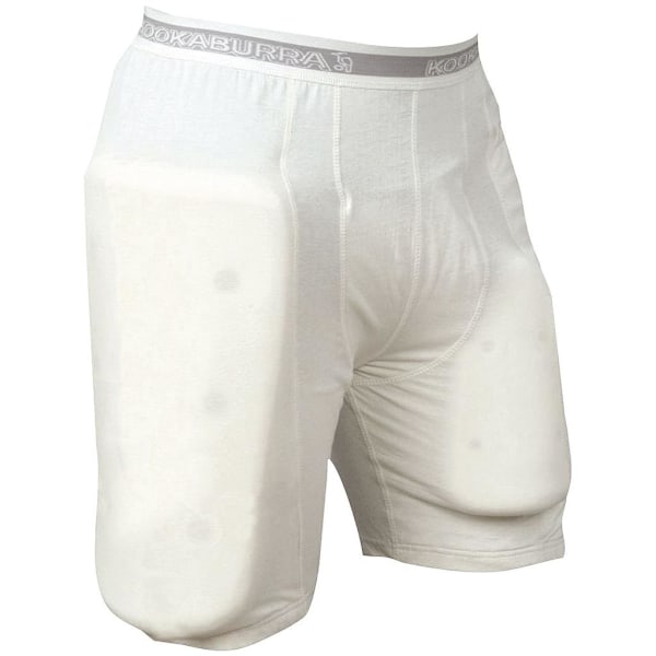 Kookaburra Unisex Vuxen Cricket Vadderade Shorts M Vit White M