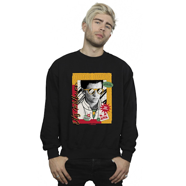 Netflix Mens Sex Education Otis Hung Over Collage Sweatshirt S Black S