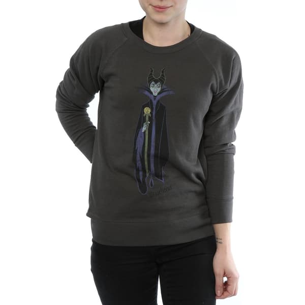 Törnrosa Dam/Kvinnor Klassisk Maleficent Heather Tröjor Light Graphite S