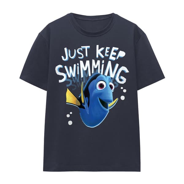 Hitta Nemo Dam/Flick Just Keep Swimming T-Shirt S Deep Na Deep Navy S