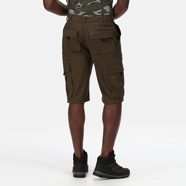 Regatta Pro Utility Cargo Shorts 40R Khaki för män Khaki 40R