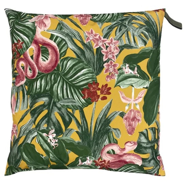 Furn Medinilla Fyrkantig Utekuddeöverdrag Storlek: En Storlek Senapsgul Mustard Yellow One Size