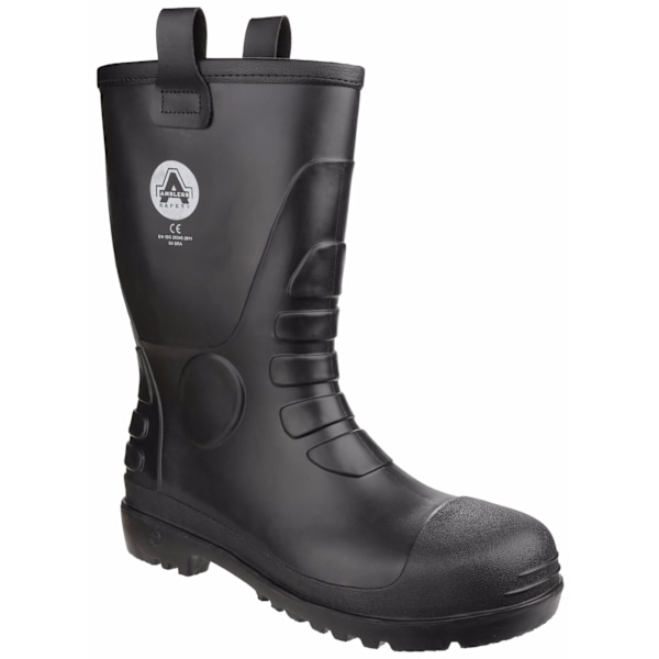 Amblers Safety Unisex FS90 Vattentät Påtagningssäkerhet Rigger Boo Black 6 UK