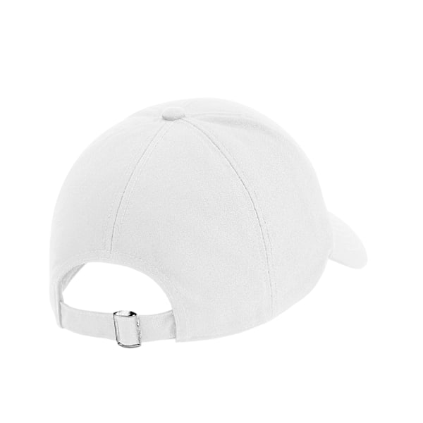 Beechfield Classic ekologisk bomull 6 panel baseballkeps One Size White One Size