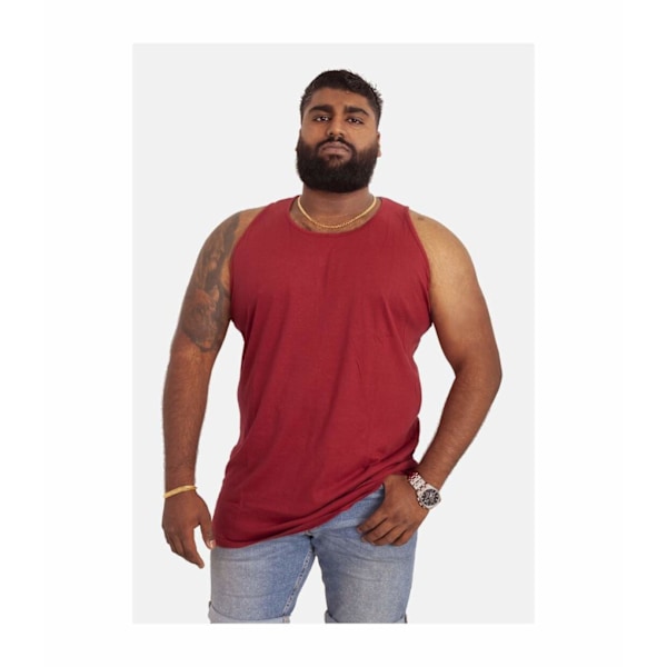 Duke Herr D555 Fabio 2 Kingsize Tank Top 4XL Röd Red 4XL