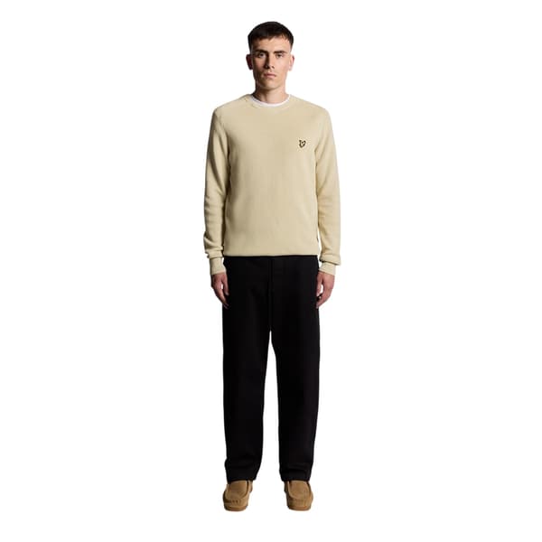 Lyle & Scott Herrtröja Ribbad Raglan M Grå Taupe Grey Taupe M