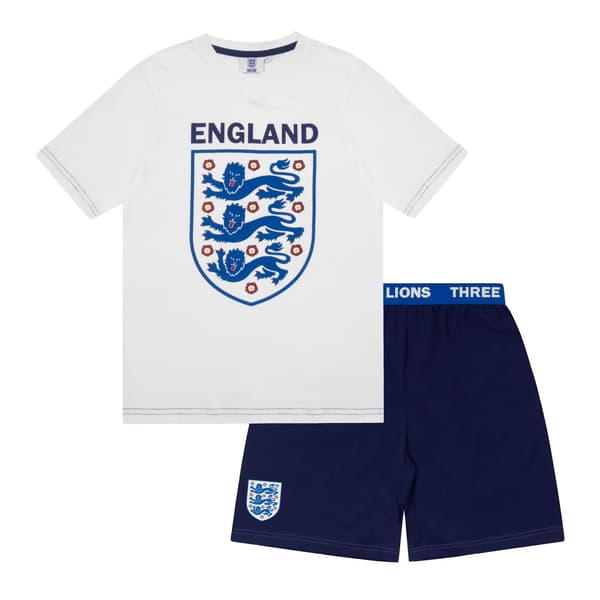England FA Pojkar Bellingham 10 Kort Pyjamas Set 8-9 År Vit White 8-9 Years
