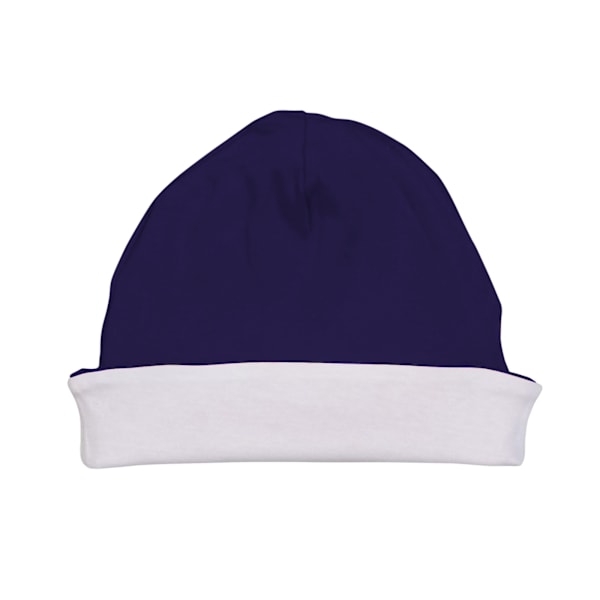 Babybugz Baby Unisex Vändbar Slouch Hat En Storlek Vit/Nautisk White/Nautical Navy One Size