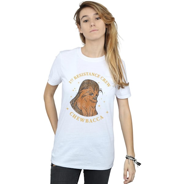 Star Wars The Rise Of SkywalkerWomens/Ladies Chewbacca First Re White 3XL