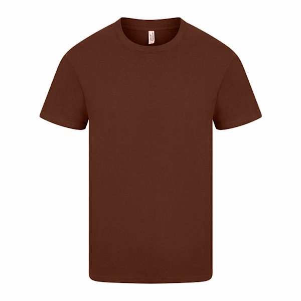 Casual Classic Mens Ringspun Tee M Choklad Chocolate M