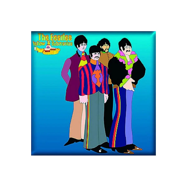 The Beatles Yellow Submarine Sea Of Science Kylskåpsmagnet En Storlek Multicoloured One Size