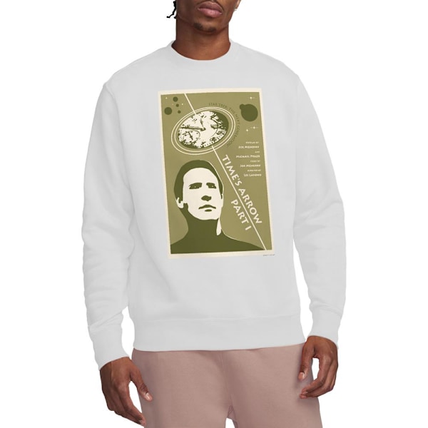 Star Trek Unisex Vuxen The Next Generation Säsong 5 Avsnitt 26 White M