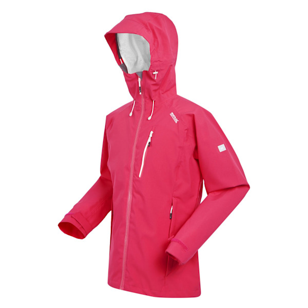 Regatta Kvinnors/Damernas Birchdale Shell Vattentät Jacka 20 UK Rosa Pink Potion/White 20 UK