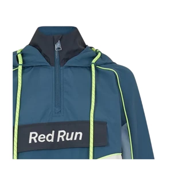 Red Run Dam/Dam Kort Huva Vindjacka 12 UK Blå Blue 12 UK