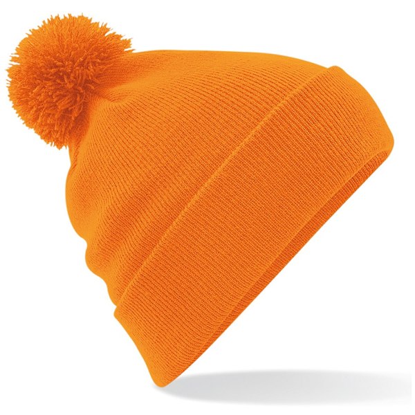 Beechfield Unisex Original Pom Pom Vintermössa En storlek O Orange One size
