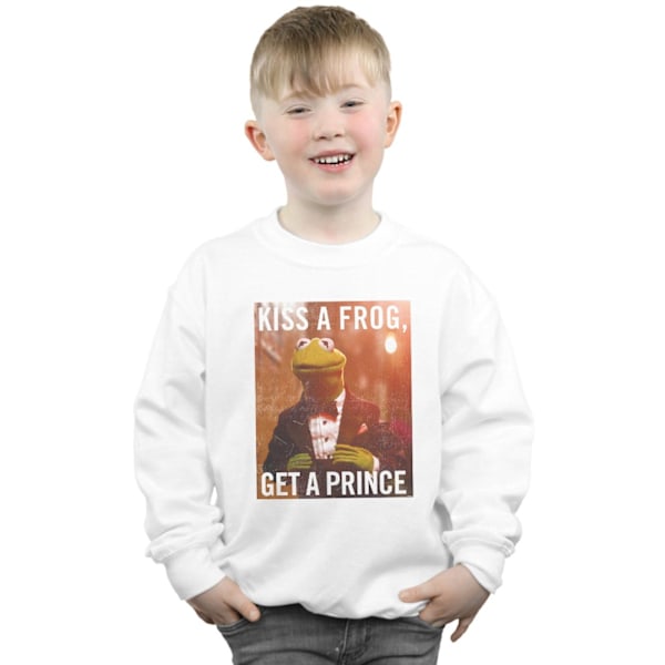 Disney Pojkar The Muppets Kyss En Groda Få En Prins Tröja 7-8 White 7-8 Years