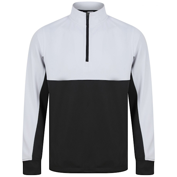 Finden & Hales Barn/Barn Quarter Zip Track Top 7-8 År B Black/White 7-8 Years