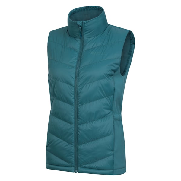 Mountain Warehouse Womens/Ladies Turbine Hybrid Gilet 12 UK Tea Teal 12 UK