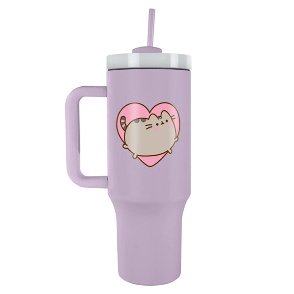 Pusheen Hjärta 1L Resemugg Storlek: En Storlek Lila Purple One Size