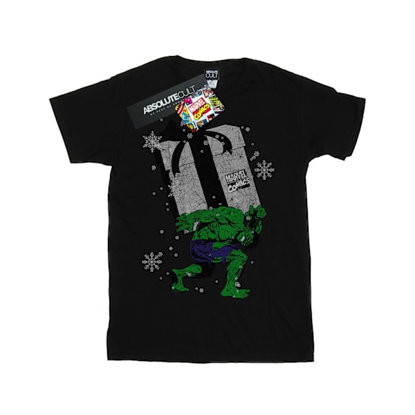 Marvel Herr Santa Hulk T-shirt 4XL Svart Black 4XL