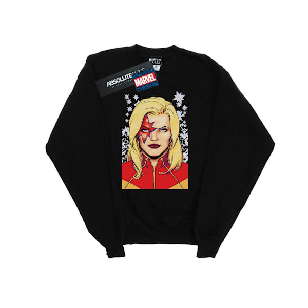 Marvel Herr Captain Marvel Glam Sweatshirt 3XL Svart Black 3XL