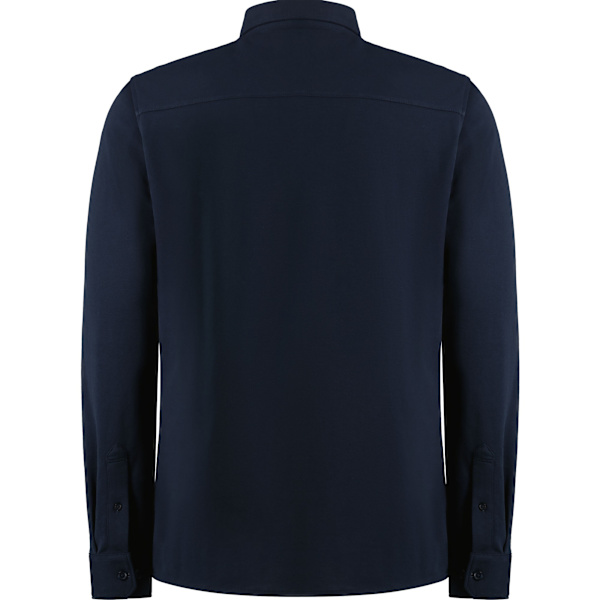 Kustom Kit Herr Superwash 60°C Skräddarsydd Långärmad Skjorta XL N Navy XL