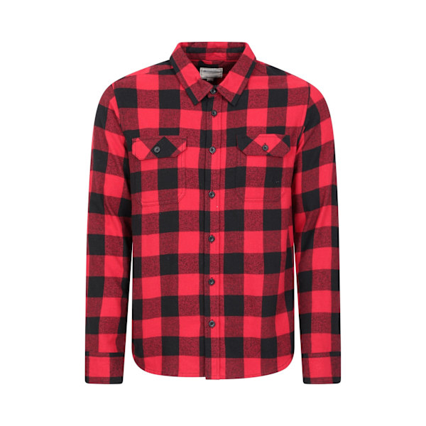 Mountain Warehouse Trace Flanell Långärmad Skjorta Herr XXS Ca Carbon XXS