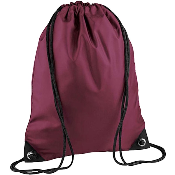 Bagbase Premium Gymsac Vattentät Väska (11 Liter) One Size Burgundy One Size