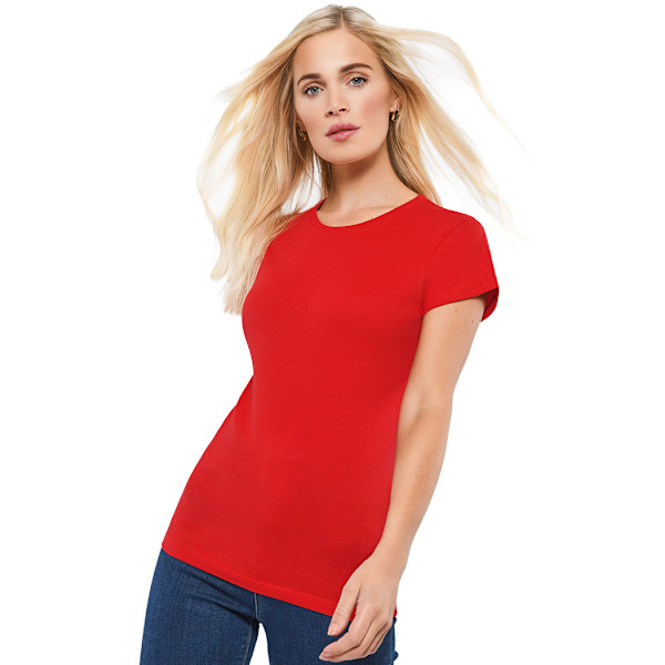 Casual Classic Dam T-Shirt XL Röd Red XL