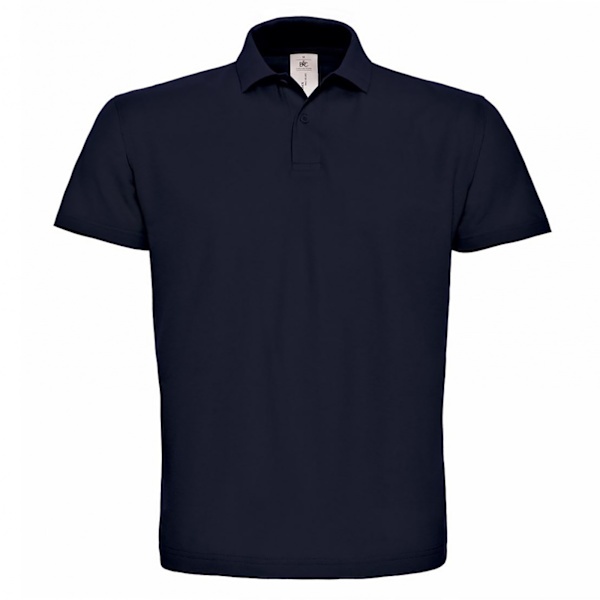 B&C ID.001 Herr Kortärmad Polotröja 4XL Marinblå Navy Blue 4XL