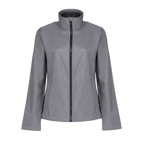 Regatta Womens/Ladies Ablaze Printable Soft Shell Jacket 12 UK Rock Grey/Black 12 UK