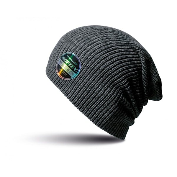 Result Winter Essentials Core Softex Beanie Hat One Size Charco Charcoal One Size