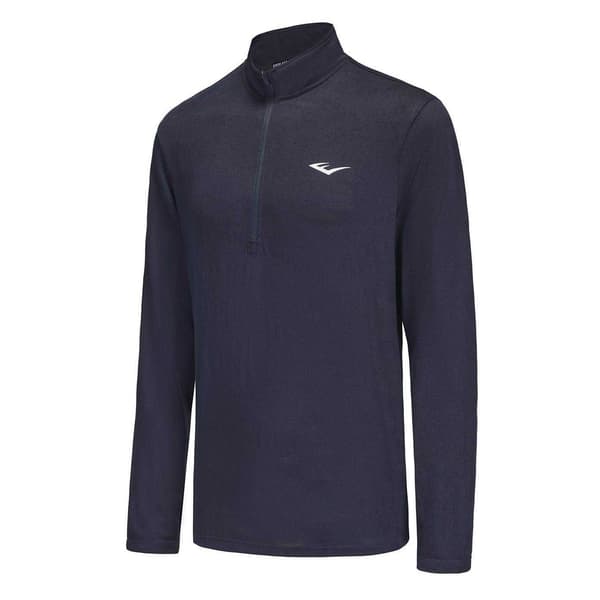Everlast Herr Mock Neck Regular Långärmad Topp M Marinblå Navy M