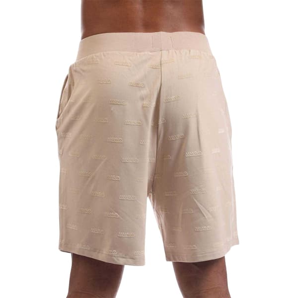 Hugo Herrshorts med logotyp, normal passform, XL, beige Beige XL