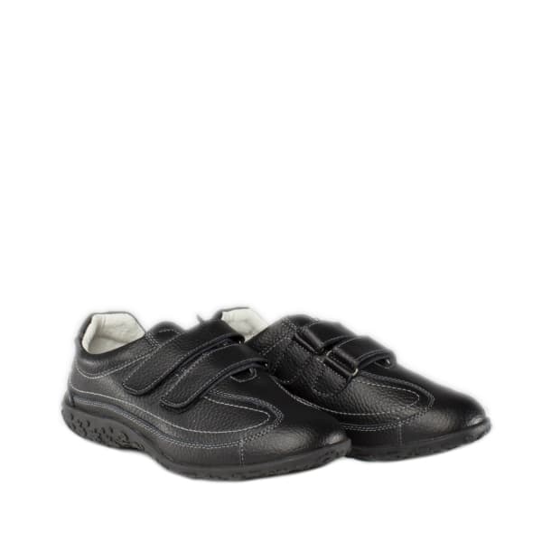 Boulevard Dam/Dam Extra Bred Passform Touch Fastening Sko Black 9 UK