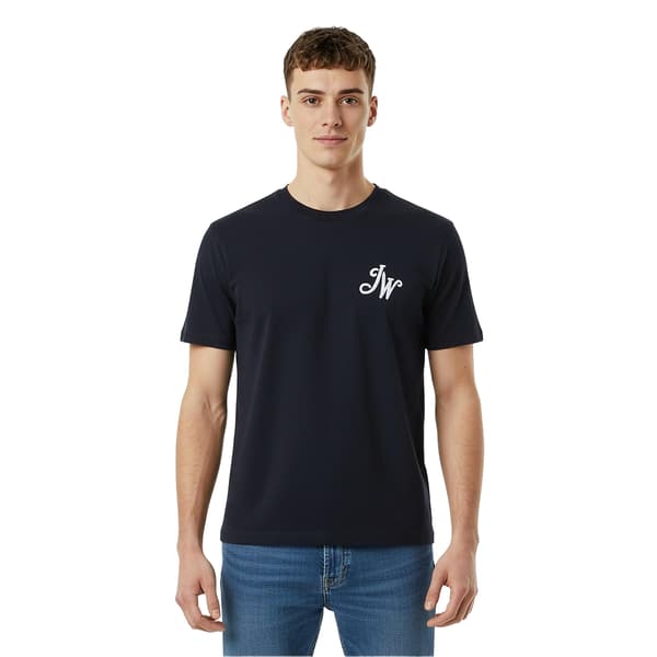 Jack Wills Herr Script T-shirt S Marinblå Navy S