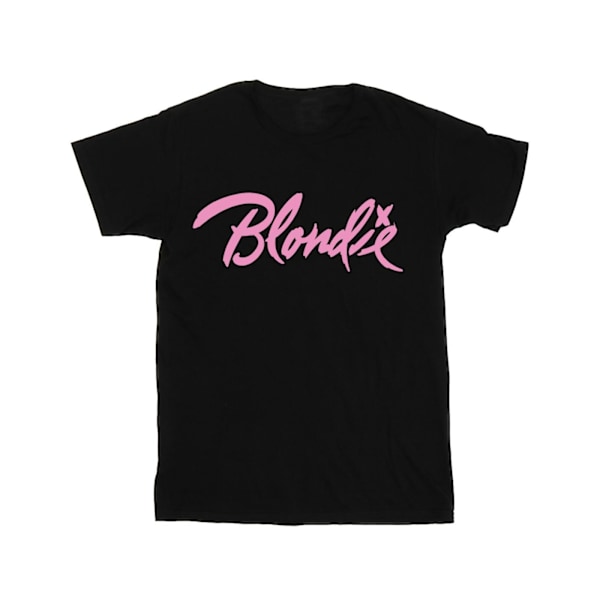 Blondie Classic Logo T-shirt för män, 4XL, svart Black 4XL