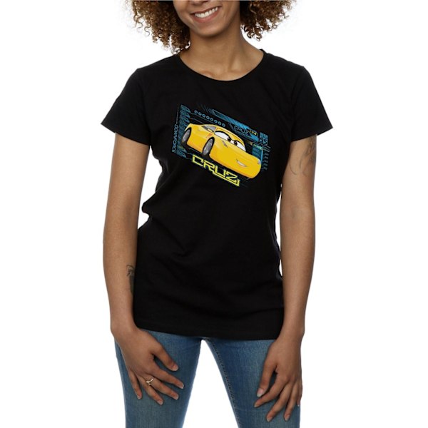 Disney Dam/Kvinnor Bilar Cruz Ramirez Bomull T-shirt S Svart Black S