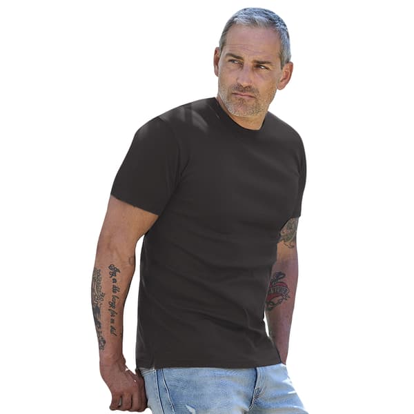 Tee Jays Herr Interlock Långärmad T-shirt M Mörkgrå Dark Grey M