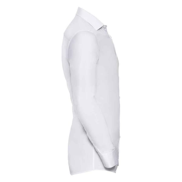 Russell Collection Herr Ultimate Stretch Långärmad formell skjorta White L