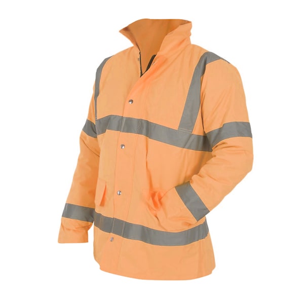 Yoko Hi-Vis vägsäkerhetsjacka för män 2XL Hi Vis Orange Hi Vis Orange 2XL