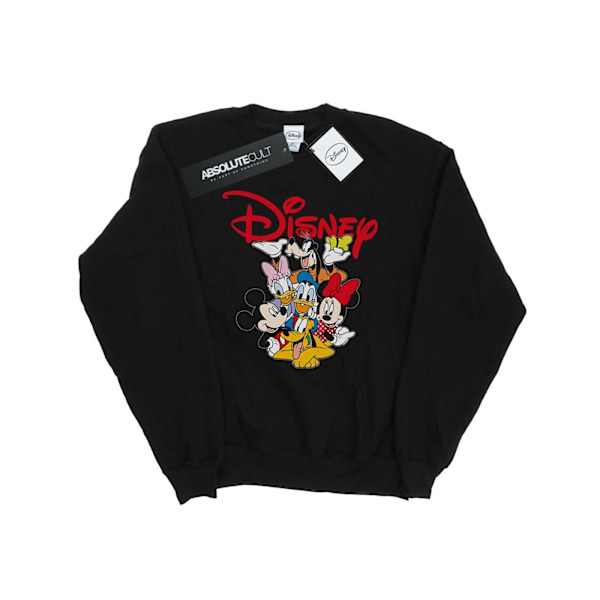 Disney Herr Mickey Mouse Crew Sweatshirt XXL Svart Black XXL