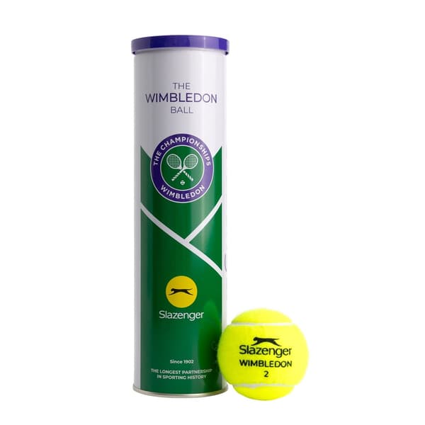 Slazenger Wimbledon Tennisbollar One Size Gul Yellow One Size