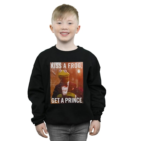 Disney Pojkar The Muppets Kyss En Groda Få En Prins Tröja 7-8 Black 7-8 Years