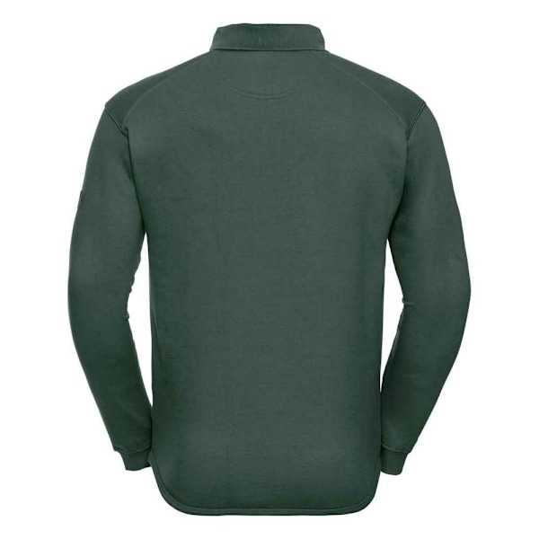 Russell Herr Sweatshirt i kraftig bomull S Flaskgön Bottle Green S